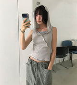 デイリー リブ スリーブレス