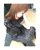 flattering puff dress