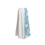 Lace Patchwork Flare Long Skirt