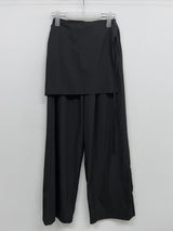 Geeks Wrap Nylon Wide Pants
