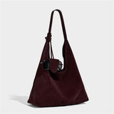 Autumn Winter Faux Leather Soft Tote Shoulder Bag