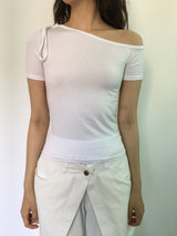Unbalanced Tie T-Shirt (4color)
