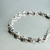 Engraved Cross Dice Bracelet
