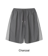 Ferrard zipper Bermuda pants
