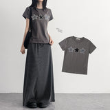 Star Patch Basic Loose Short Sleeve Tee (5 colors)