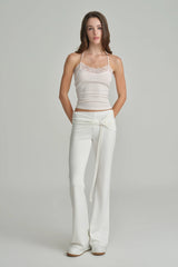 Cream donuts halter tank top, Pink