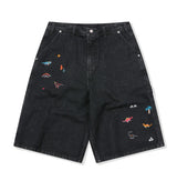 26SS★ ディノステッチバミューダデニムパンツ