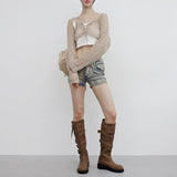 Senia cardigan + sleeveless set