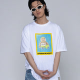 [UNISEX] フールドールイエローボックスショートスリーブtシャツ