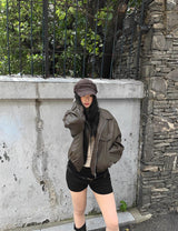 Ain leather jacket