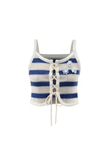 MIMI STRIPE SLEEVELESS / BLUE