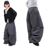 ワイドピグメントスナップデニムパンツ