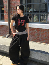 Dio Check Sagging Sweatpants (2c)