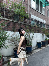 Fairy Ribbon Cargo Miniskirt