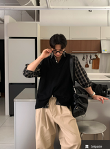  First Overfit V-Neck Knit Vest