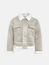 Winter Suede Fur Collar Jacket