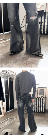 [S/S] Deep muscle henry neck knit sleeves(3color)