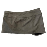 グラインスエードボタンポケットミニラップスカート(Khaki)