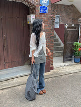 Kae Vintage Washing Big Shoulder Bag