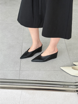 stiletto wedge mule (2color)
