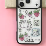 Cozy Berry Bunny MagSafe Bumper iPhone Case