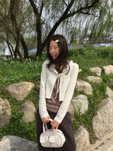 Crochet Frill Cardigan (2color)