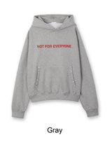 Felt Studded Brushed Hoodie