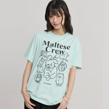 Maltese Crew Line Graphic Half Sleeve T-shirt