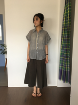 Dolman check shirt (4color)
