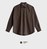 [LOOKPLE x LEBELMENT] サマーアイスフィットシアーサッカーオーバーサイズドシャツ