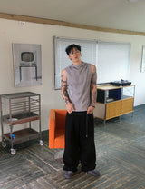 No.1330 K high neck hood VEST (5color)