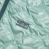  1/2 REVERSIBLE TWO COLOR LIGHT DOWN JACKET (TURQUOISE/MINT)
