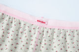 flower pants melange grey