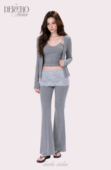 Racing Stretch Flare Soft Pants