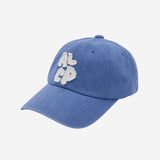 ALCP アップリケウォッシュドボールキャップ (Blue Denim)