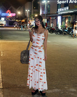 Goldfish lace cancan two-piece set