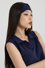 ノースリーブカラーベスト, Navy