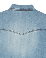 25FW WESTERN OVER FIT SHIRT LIGHT BLUE
