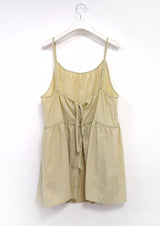 ribbon strap layered dress