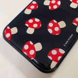 [MADE] mushroom epoxy bumper case - black red