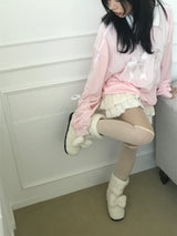 kitsch velvet ribbon t-shirt