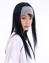 Foldable ribbed hair band