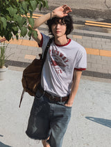 スピーディープリント リンガー 半袖Tシャツ