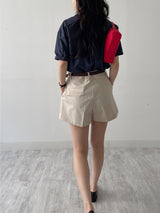 Leon Poplin Roll-up Short Sleeve Shirt
