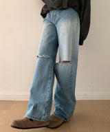 フェアダメージデニムパンツ