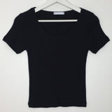 バーチカルパンチングクルーネックTシャツ (3color)