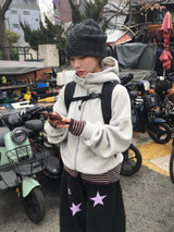 ログハイネックフリースビジョフードジップアップ（2c）