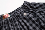 Check Balloon Skirt-Pants-Black