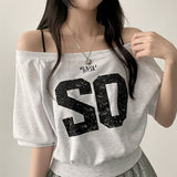 Bner No. ショルダーアンバランス半袖Tシャツ