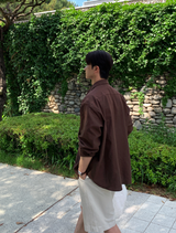  Cool Summer Premium Linen Overfit Shirt
